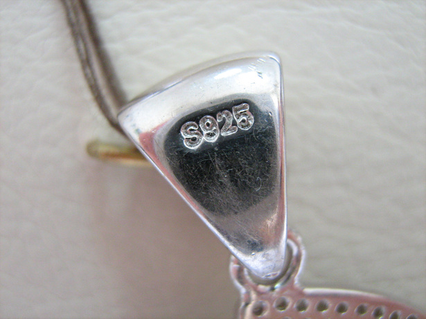 Bail with 925 sterling silver stamp